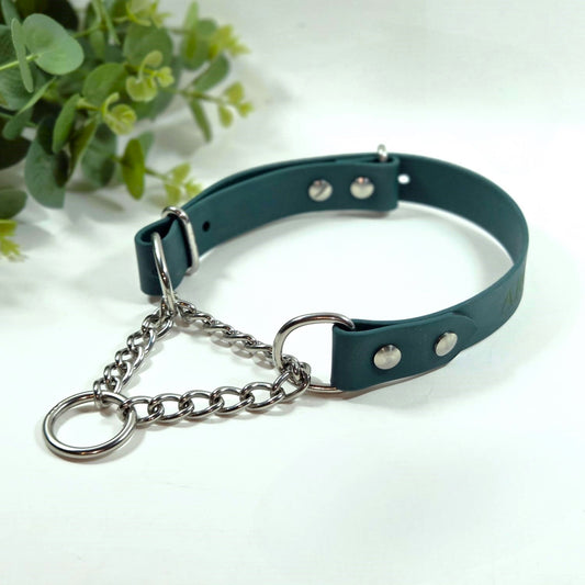 Biotahne Martingeila suņu kakla siksna zaļā krāsā