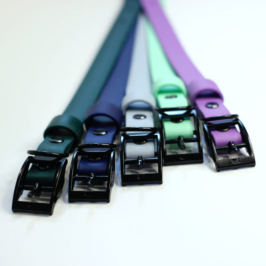 BioThane kakla siksna 19mm, dažādu krāsu izvēle