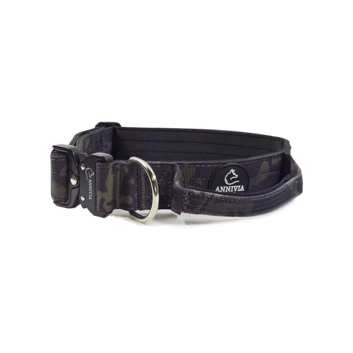 Taktiskā suņu kakla siksna - Army Camo (4 cm)