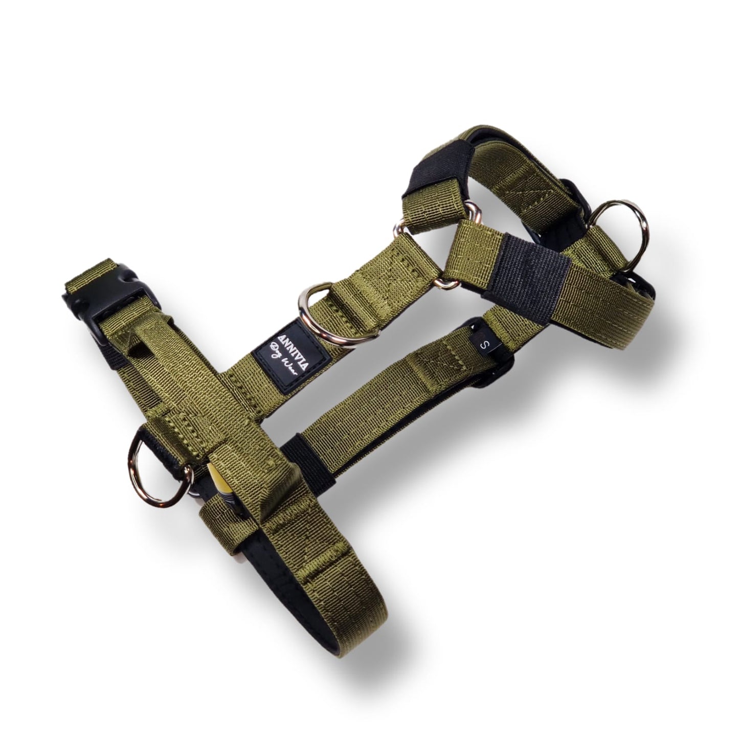 Mini Comfort Line dog Harness - Army Green