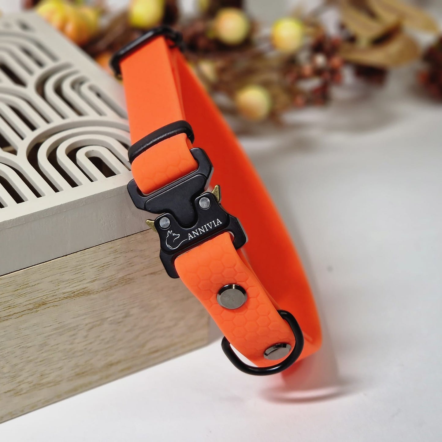 Hexa suņu kakla siksna, ūdensizturīga, spilgtas krasas