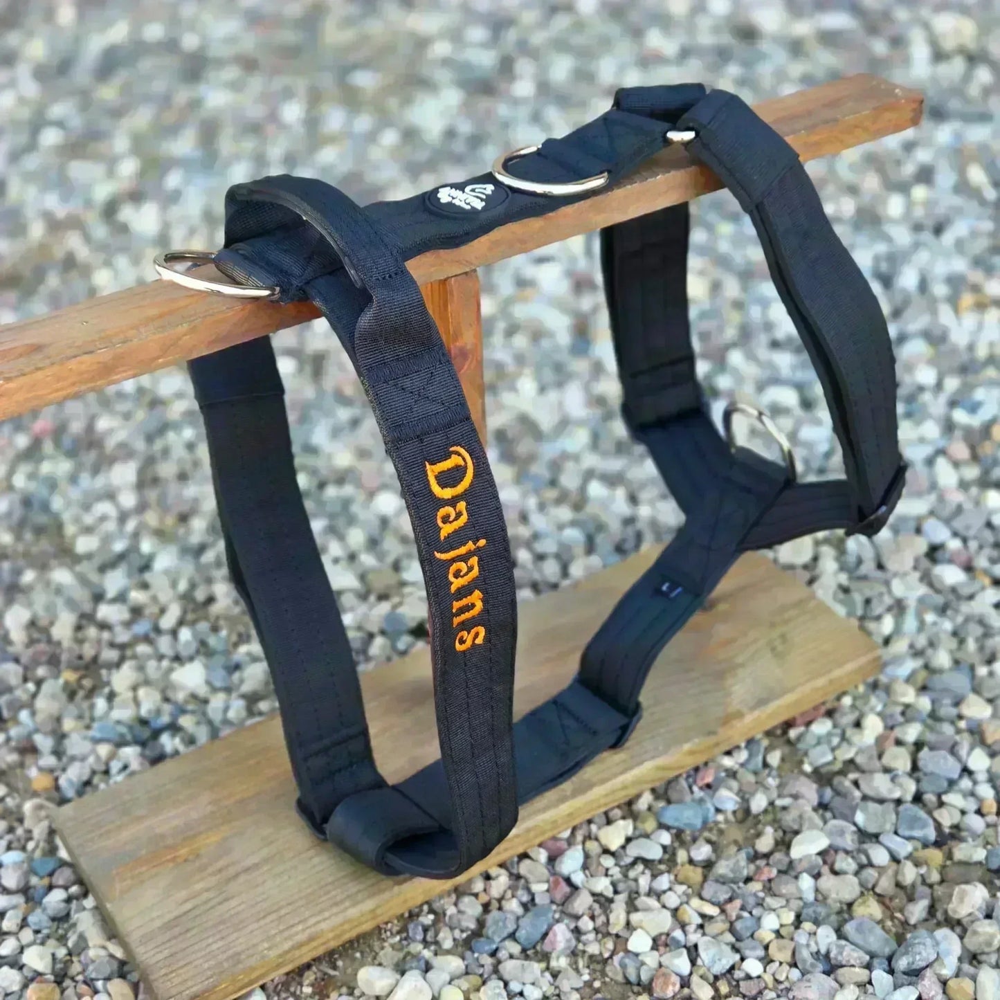 izšūšana uz suņu krūšu siksnas