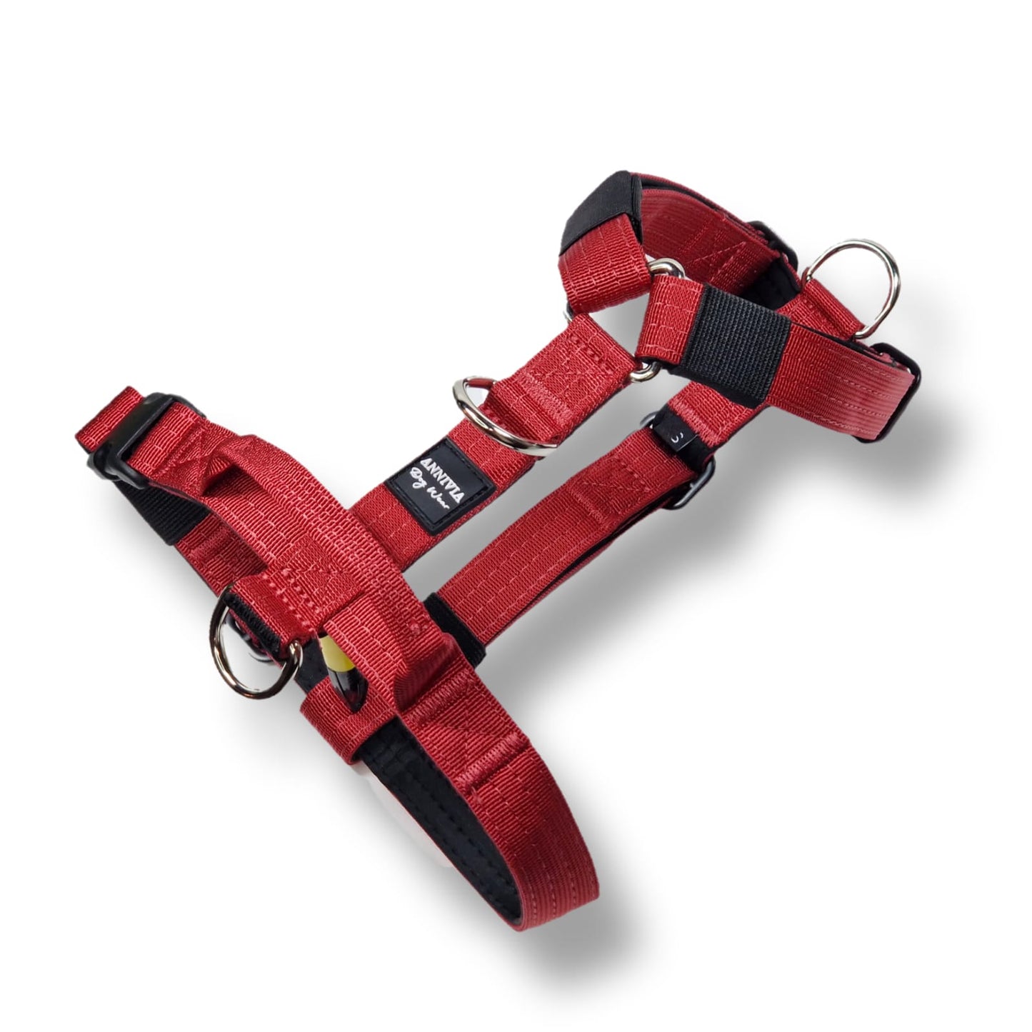 Mini Comfort Line suņu krūšu siksna - Tumši Sarkans