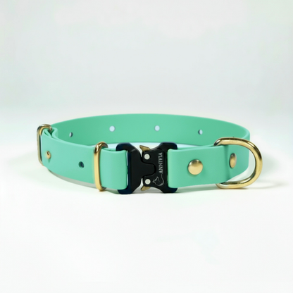 BioThane Elegance suņu kakla siksna - Caribbean Green