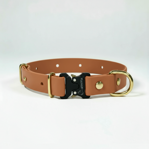 BioThane Elegance suņu kakla siksna - Light Brown