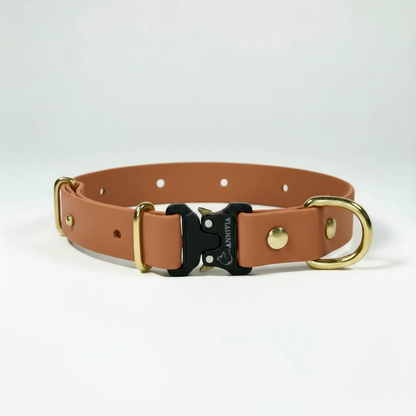 BioThane Elegance suņu kakla siksna - Light Brown