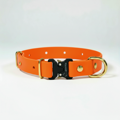 BioThane Elegance suņu kakla siksna - Orange