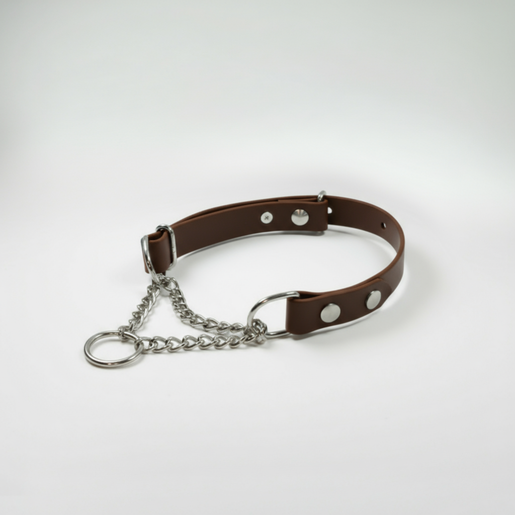 BioThane Martingeila Suņu Kakla Siksna 19mm Dark Brown