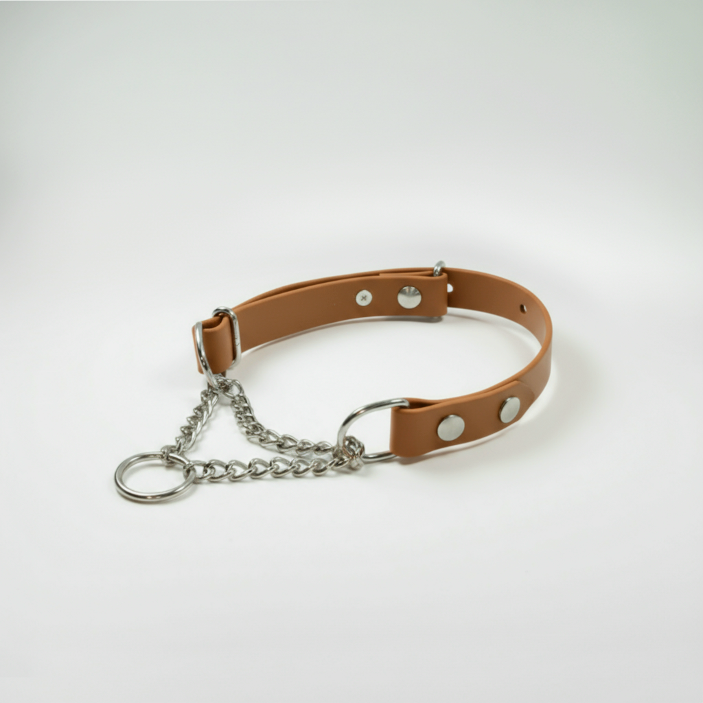 BioThane Martingeila Suņu Kakla Siksna 19mm Light Brown
