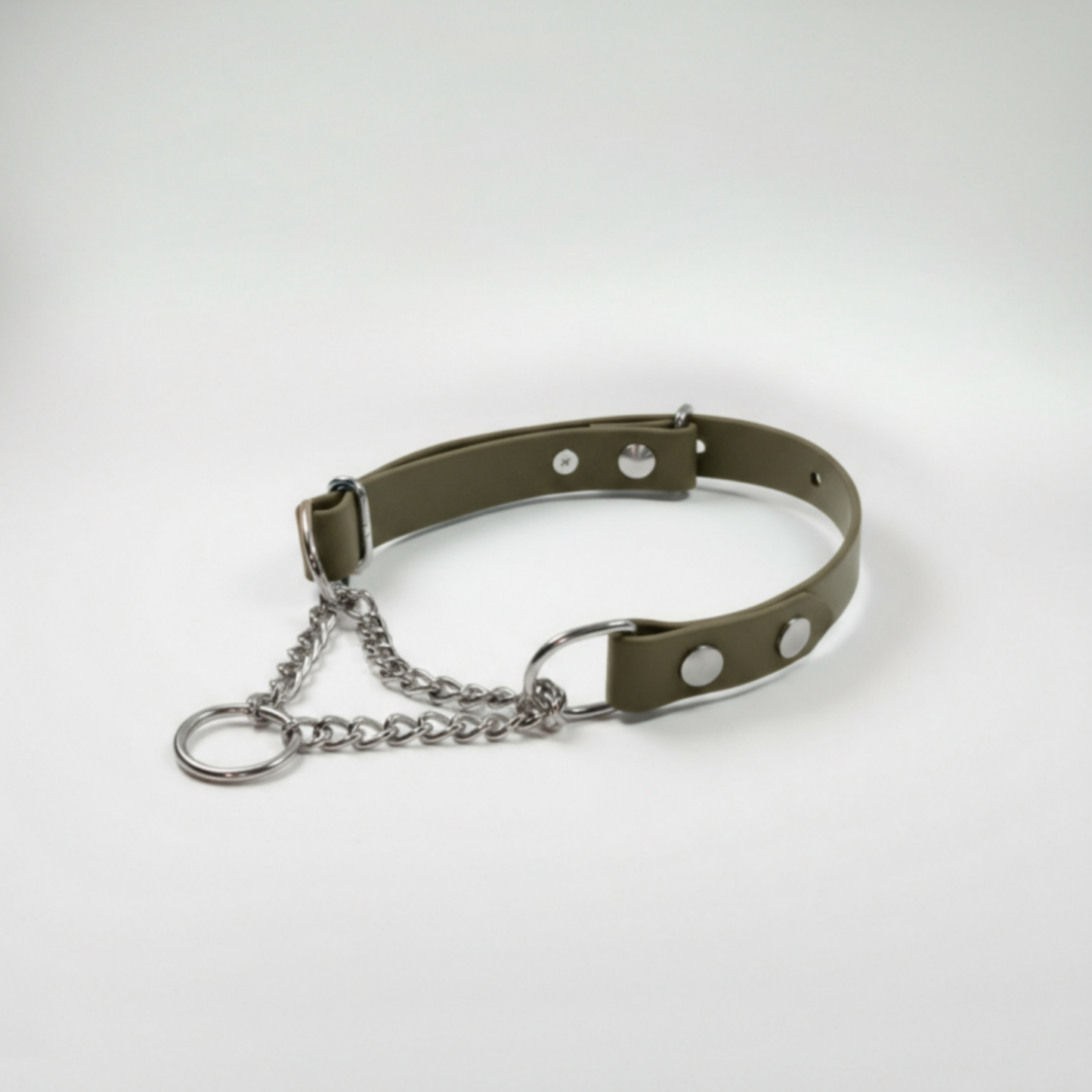 BioThane Martingeila Suņu Kakla Siksna 19mm Military Olive