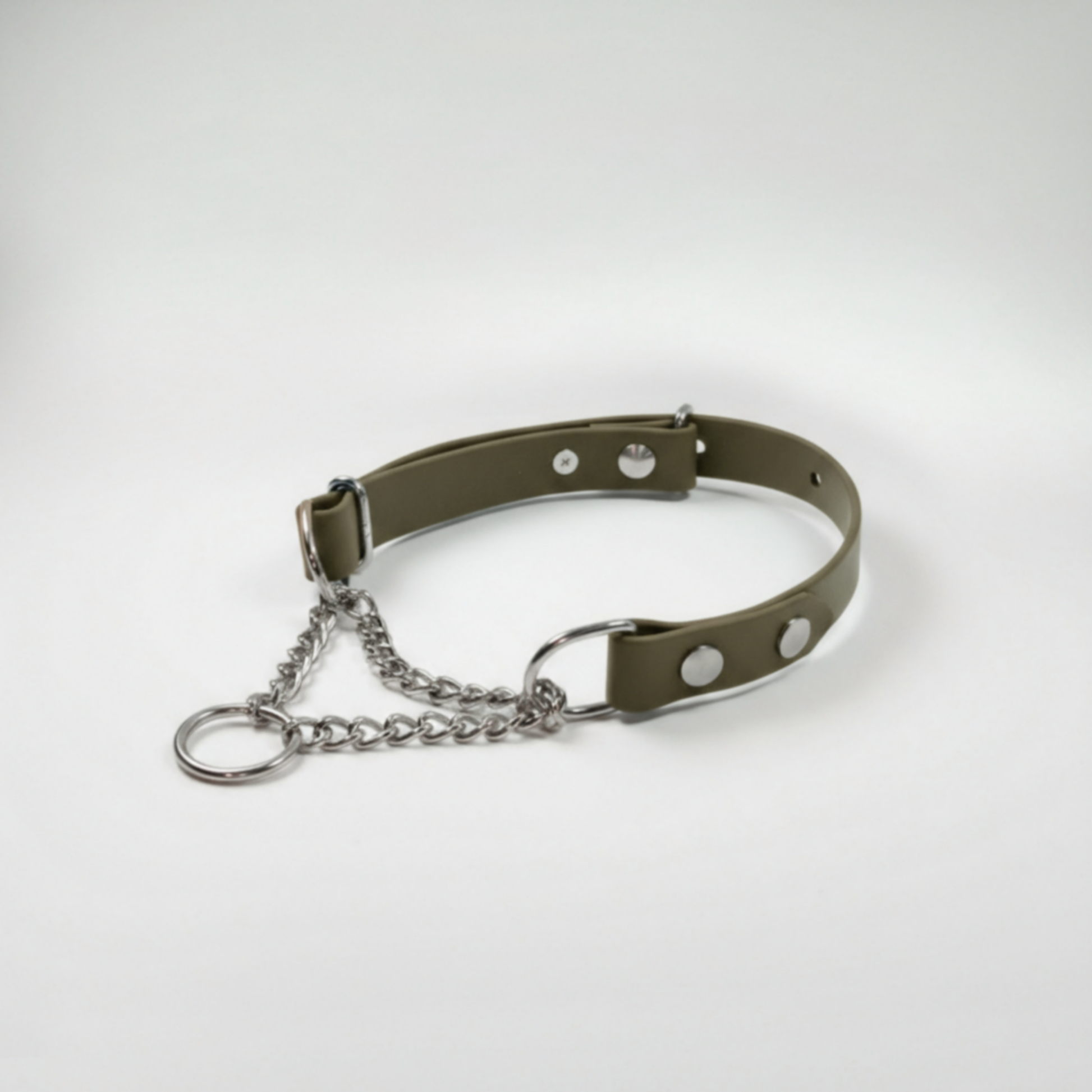 BioThane Martingeila Suņu Kakla Siksna 19mm Military Olive