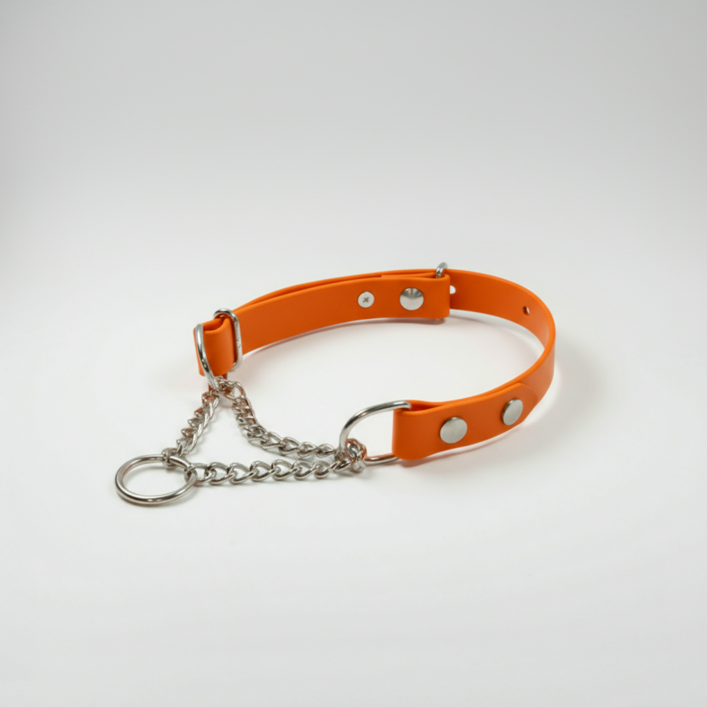 BioThane Martingeila Suņu Kakla Siksna 19mm Orange