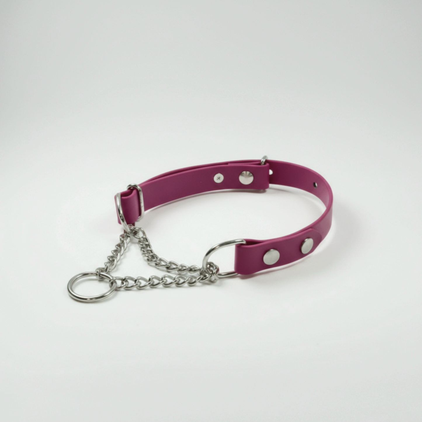 BioThane Martingeila Suņu Kakla Siksna 19mm Wine Red