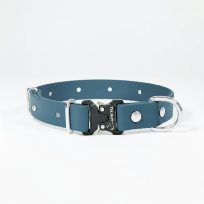 BioThane Elegance Suņu Kakla Siksna 25mm Petrol