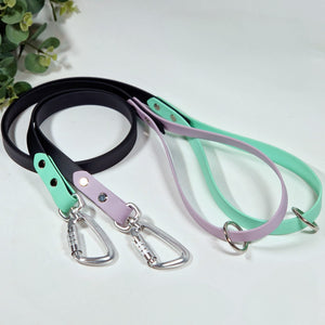 Biothane suņu ar specigm karabīnēm, ūdensizturīga,spēcīga