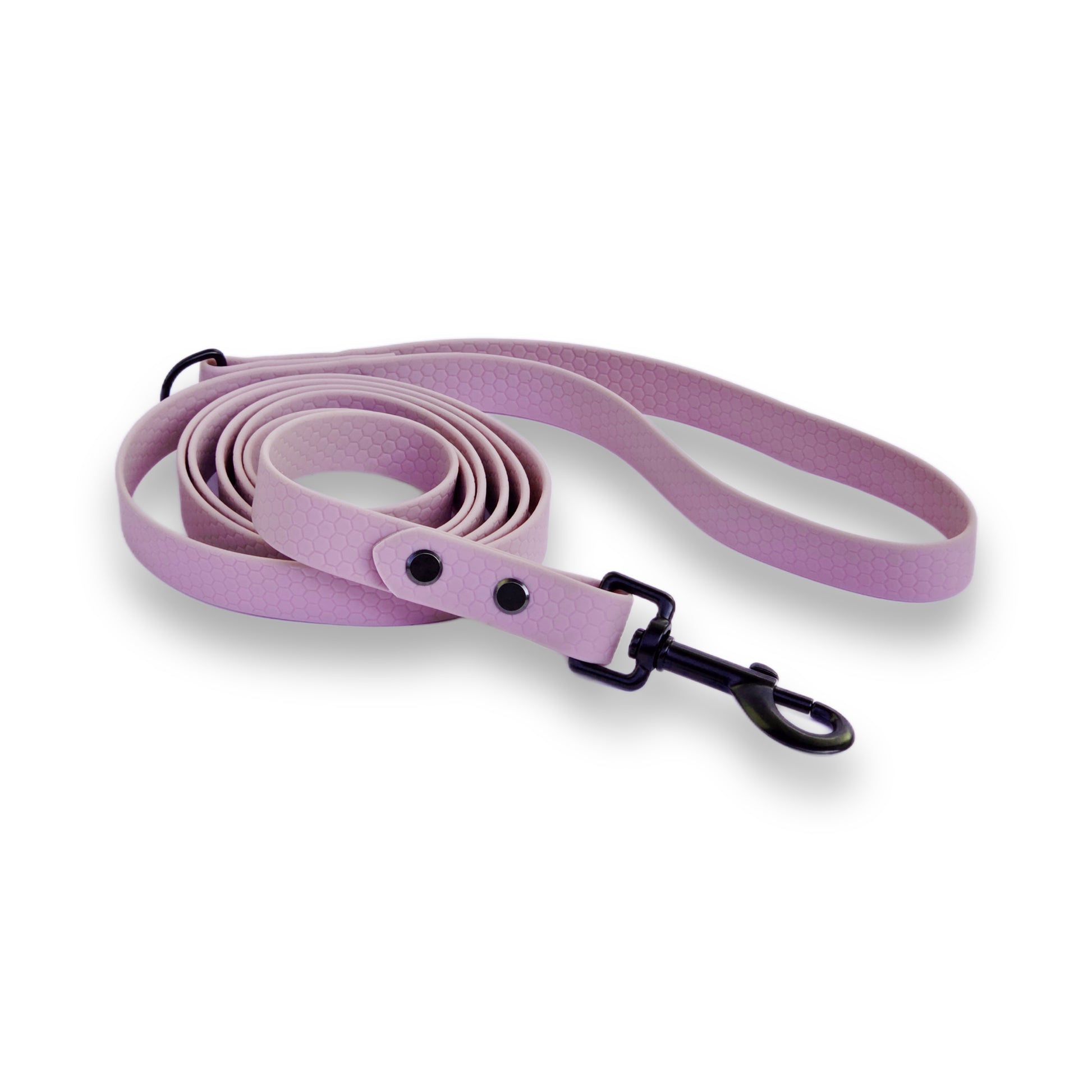 Hexa suņu pavada lavanda krāsā, viegla, spēcīga.