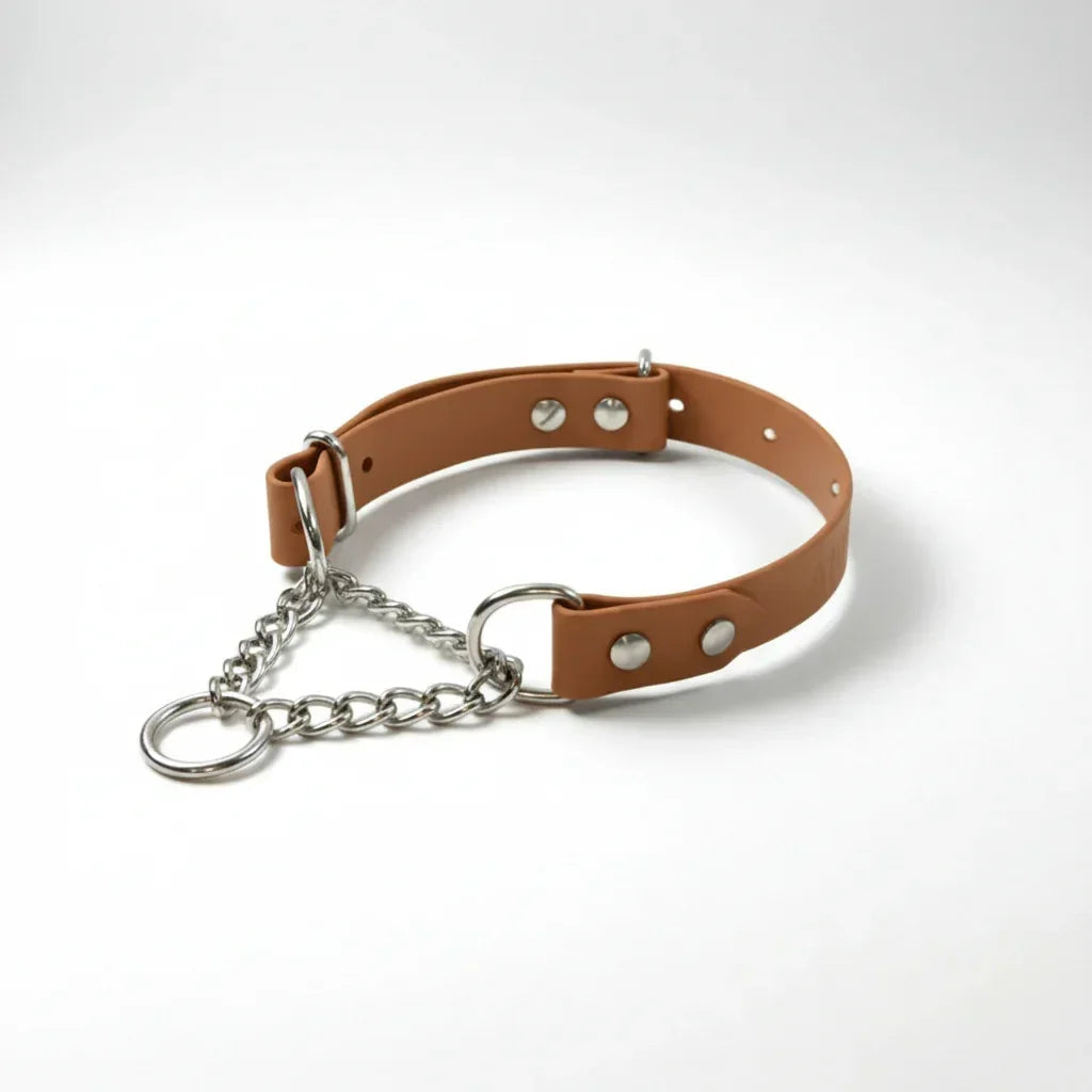 Martingeila Suņu Kakla Siksna - Light Brown