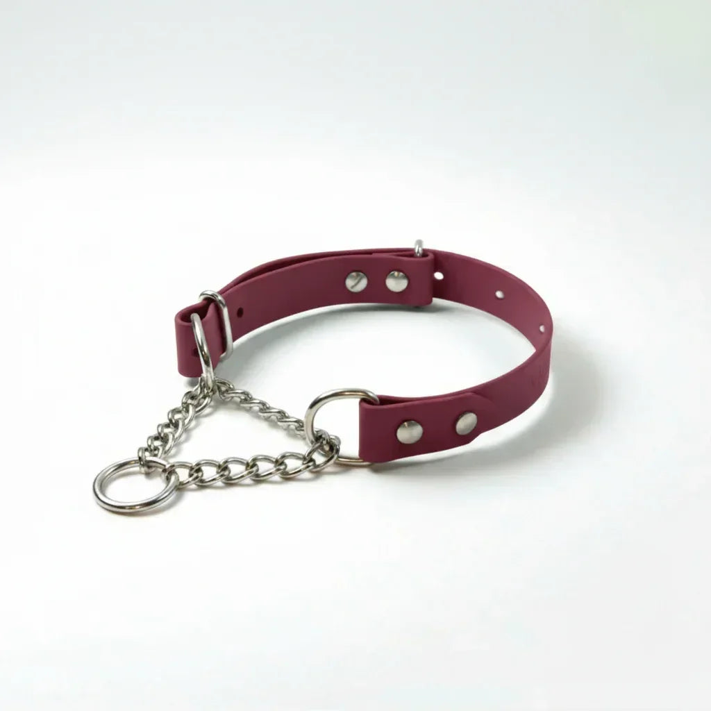 Martingeila Suņu Kakla Siksna - Wine Red