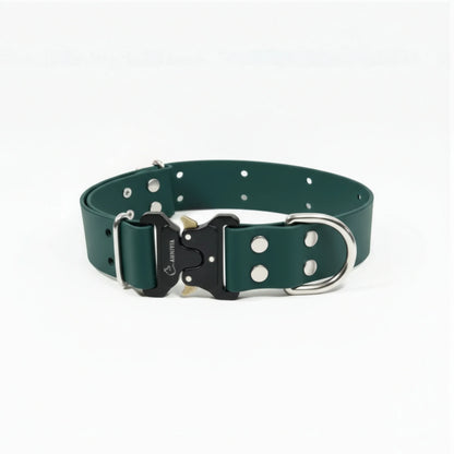 Maxi BioThane Elegance suņu kakla siksna - Dark Green