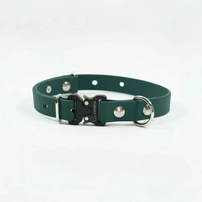 Mini Elegance suņu kakla siksna - Dark Green