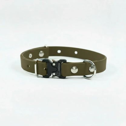 Mini Elegance suņu kakla siksna - Military Olive
