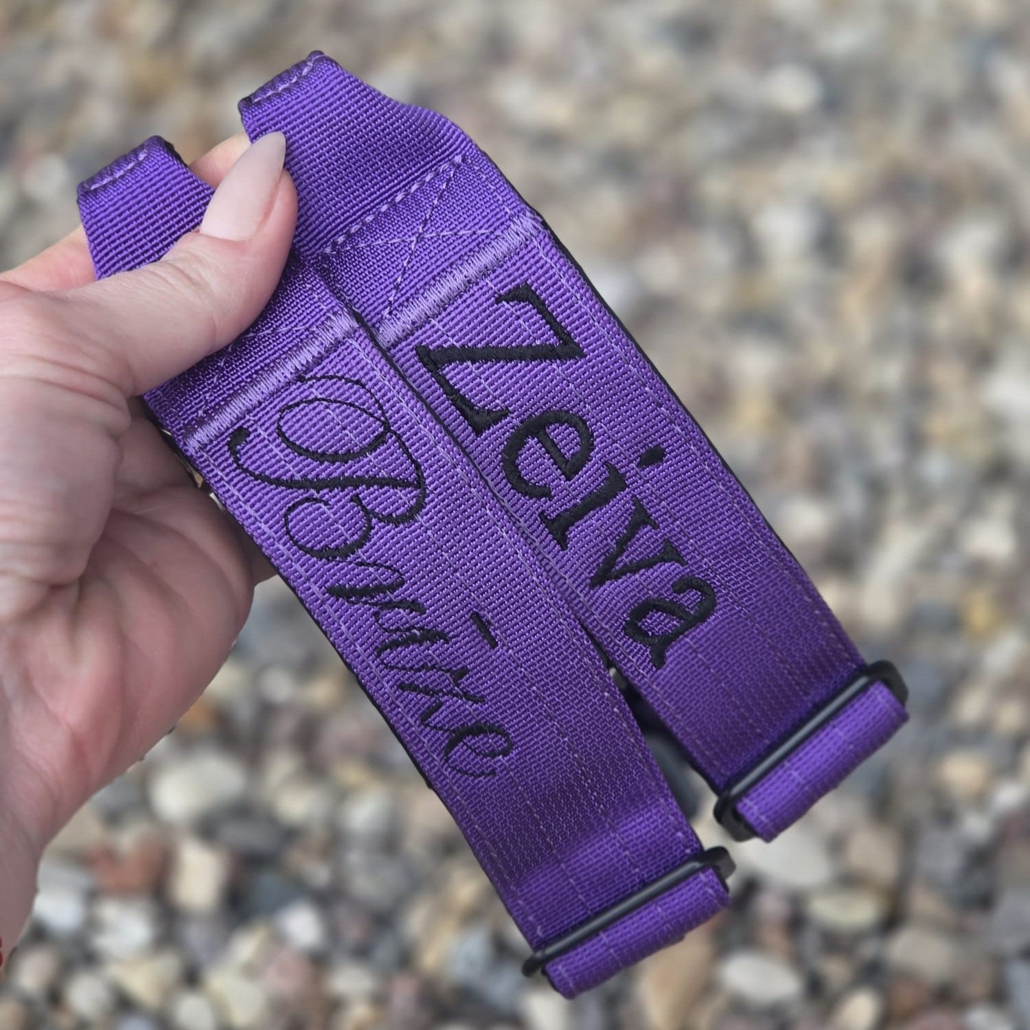 Suņu kakla siksna comfort line ar izšūšanu