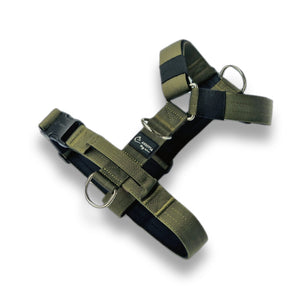 Suņu krūšu siksna zaļā ktāsā, comfort line