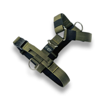 Suņu krūšu siksna zaļā ktāsā, comfort line