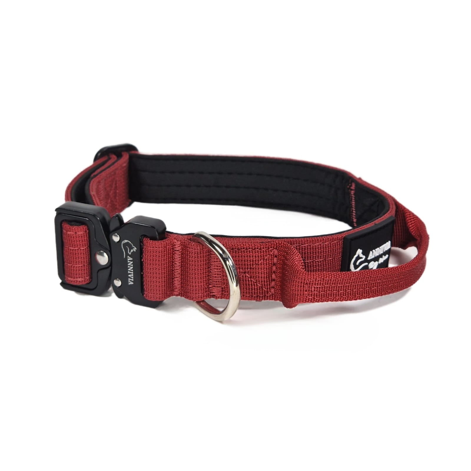 tactical_dog_collar_red_sunu_kakla_siksna_ar_rokturi